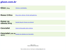 Tablet Screenshot of gluon.com.br